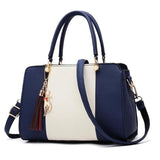 Tassel Patchwork Totes Crossbody Handbag for Women