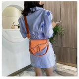 Single Shoulder Bag Underarm Bag Saddle Bag Woman Travel Handbag