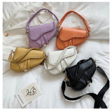Single Shoulder Bag Underarm Bag Saddle Bag Woman Travel Handbag