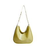 Maxdutti Leather Underarm Bag Single Shoulder Chain Bag
