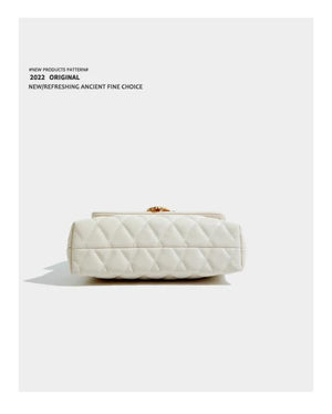 Maxdutti Casual Office Lady Shoulder Bag French Style Chain Messenger Bag