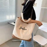 Customizable Embroidered Reusable Tote Bag