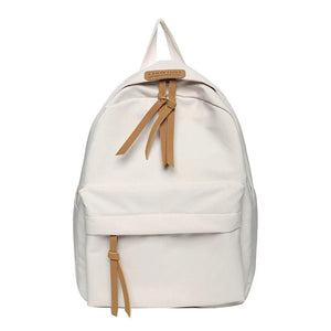 Solid Nylon Backpack for Primary School Student