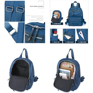 Women's Backpack Teenage Girls School Bags Solid Oxford Ladies School Back pack