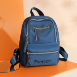 Women's Backpack Teenage Girls School Bags Solid Oxford Ladies School Back pack