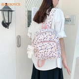 Nylon Preppy Style Backpacks Hit Bag Shopping