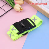 Adjustable Password Lock Luggage Strap Secure Packing Belt