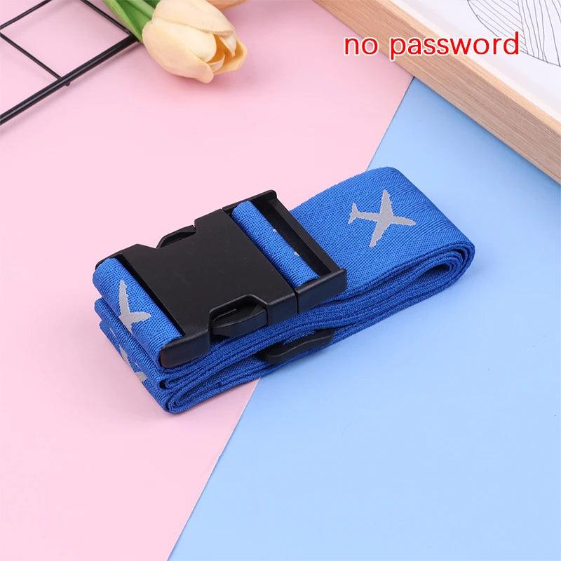 Adjustable Password Lock Luggage Strap Secure Packing Belt