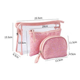 3-in-1 Travel Bag Set Portable Organizer Toiletry Bag