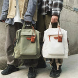 Canvas Women Backpack High Schoolbags Girl School bag Mochilas