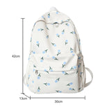 Floral Prints School Bag Teenager Shoulder Bag for Girl