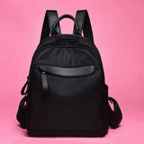 Oxford Backpacks Women Waterproof College School Bag Red