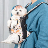 Adjustable Dog Carrier Backpack Front-Facing Hands-Free Travel Bag