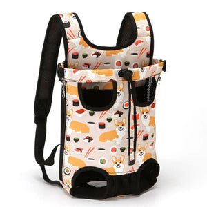 Adjustable Dog Carrier Backpack Front-Facing Hands-Free Travel Bag
