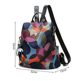Women's Anti-Theft Backpack Nylon Anti-theft Shoulder Bags Large Bagpack Casual