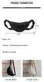 PU Leather Shoulder Messenger Bag Chest Handbag
