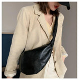 PU Leather Shoulder Messenger Bag Chest Handbag