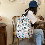 High School Backpack Large Capacity Outdoor Backpack Bag Graffiti