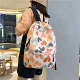 High School Backpack Large Capacity Outdoor Backpack Bag Graffiti