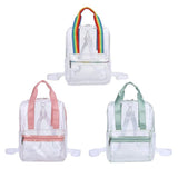 Transparent Backpack for College Students Women Waterproof Schoolbag