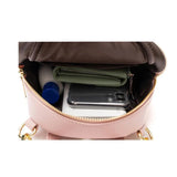 Women Backpack Large Capacity Mini Backpack Anti-theft School Bag Pu Leather Bac