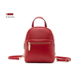 Women Backpack Large Capacity Mini Backpack Anti-theft School Bag Pu Leather Bac