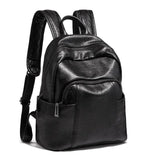 Oil Skin Backpack Girls Four Seasons Backpack Women's Bag Light Retro