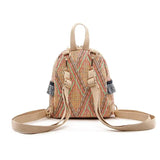Straw Woven Bag Small Holiday Beach Bags Women Print Shoulder Bags