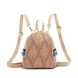 Straw Woven Bag Small Holiday Beach Bags Women Print Shoulder Bags