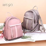 Multifunctional Backpack Women's Soft Nylon Travel Bag
