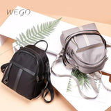 Multifunctional Backpack Women's Soft Nylon Travel Bag