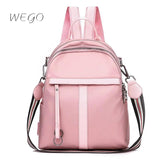 Multifunctional Backpack Women's Soft Nylon Travel Bag