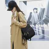 Women Classic Nylon Backpack Lady Large Capacity Tote Shoulder Bag