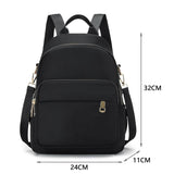 Women Classic Nylon Backpack Lady Large Capacity Tote Shoulder Bag