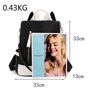 Travel Shoulder Bag Waterproof Backpack Anti Theft Large Capacity Handbag