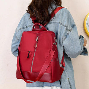 Waterproof Oxford Cloth Ladies Backpack for School