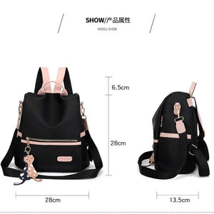 Anti-theft Oxford Cloth Lightweight Ladies Backpack
