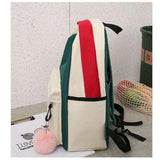 Canvas Women's Backpack College Style Bag