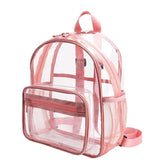 Transparent Waterproof PVC Women Backpack Clear Beach Backpacks