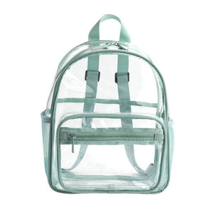 Transparent Waterproof PVC Women Backpack Clear Beach Backpacks