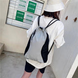 Women's Waterproof Drawstring Backpack for Yoga Fitness Travel