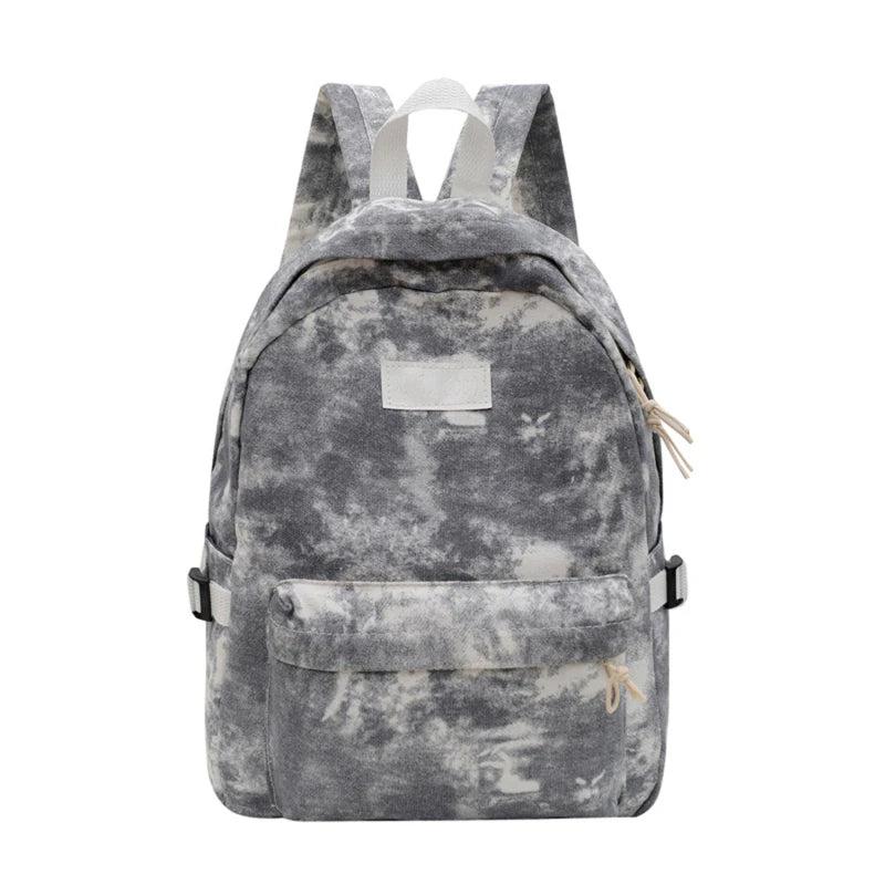 Female Canvas Backpack Casual Women Shoulder Bag School Bag