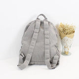 Canvas Backpack Student Schoolbag Mini Backpack Women