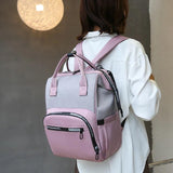 Stylish Diaper Bag Backpack Large Capacity Mommy Maternity Wet Bag