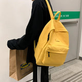 Canvas Women Backpack Large Shoulder School Bag for Girls