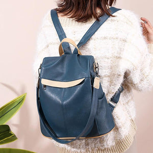 Women's Casual Backpack Solid Travel School Backpack