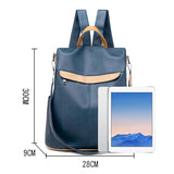 Women's Casual Backpack Solid Travel School Backpack
