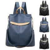Women's Casual Backpack Solid Travel School Backpack