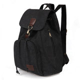 Canvas Laptop Travel Backpacks High School College Bag