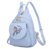 Candy Colors Backpacks Women Oxford Cloth High School Bags Teenage Girl Rucksack